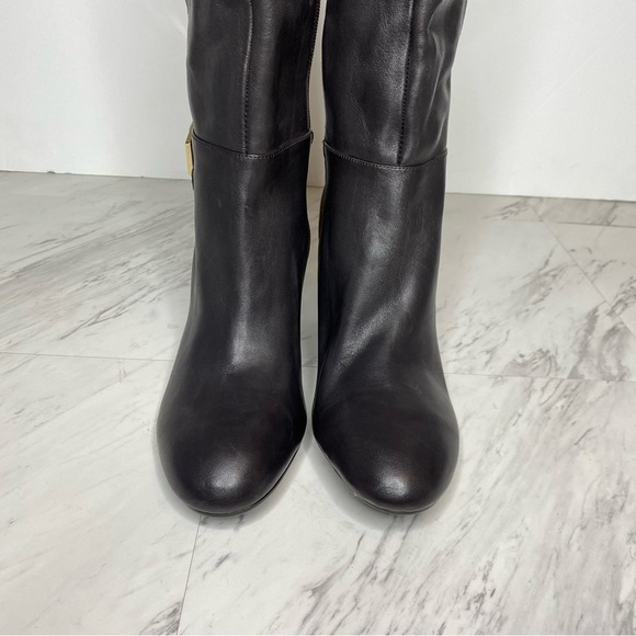 New! Bandolino Bilya Brown Heeled Tall Boot 9M - Picture 12 of 15